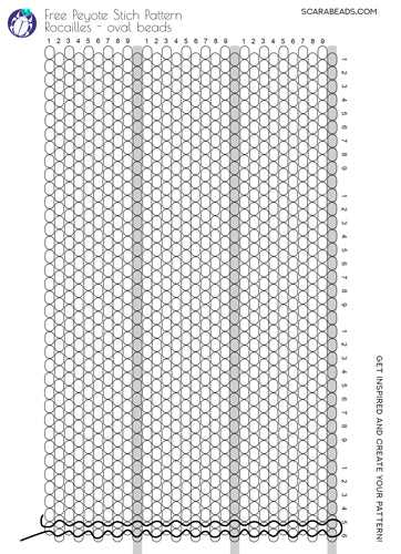 printable rosette beading graph paper