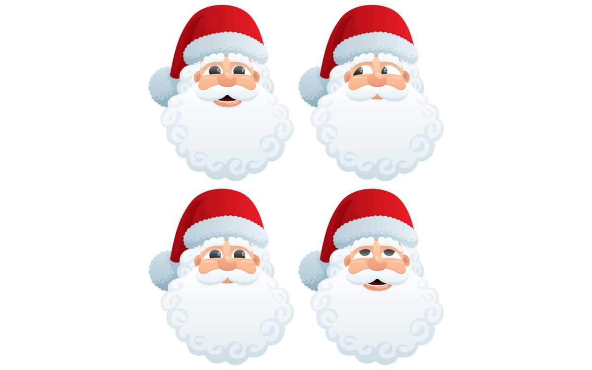 printable santa face printable santa face