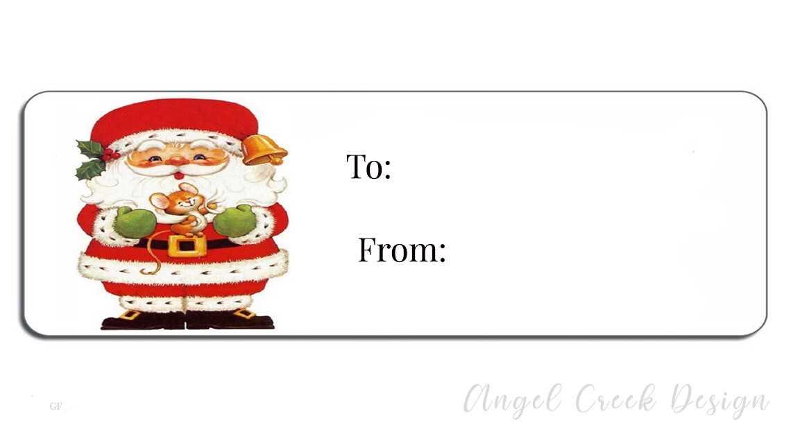 printable santa present tags