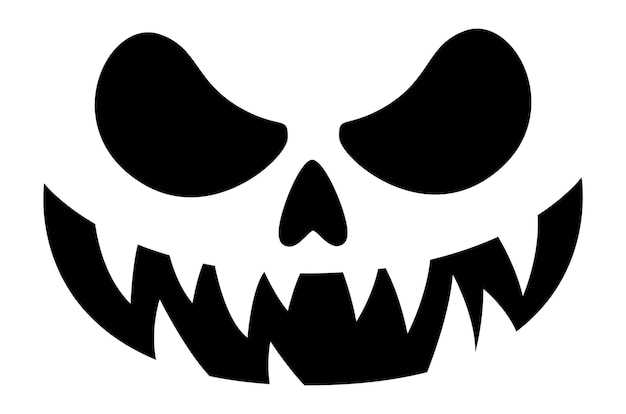 printable scary pumpkin faces
