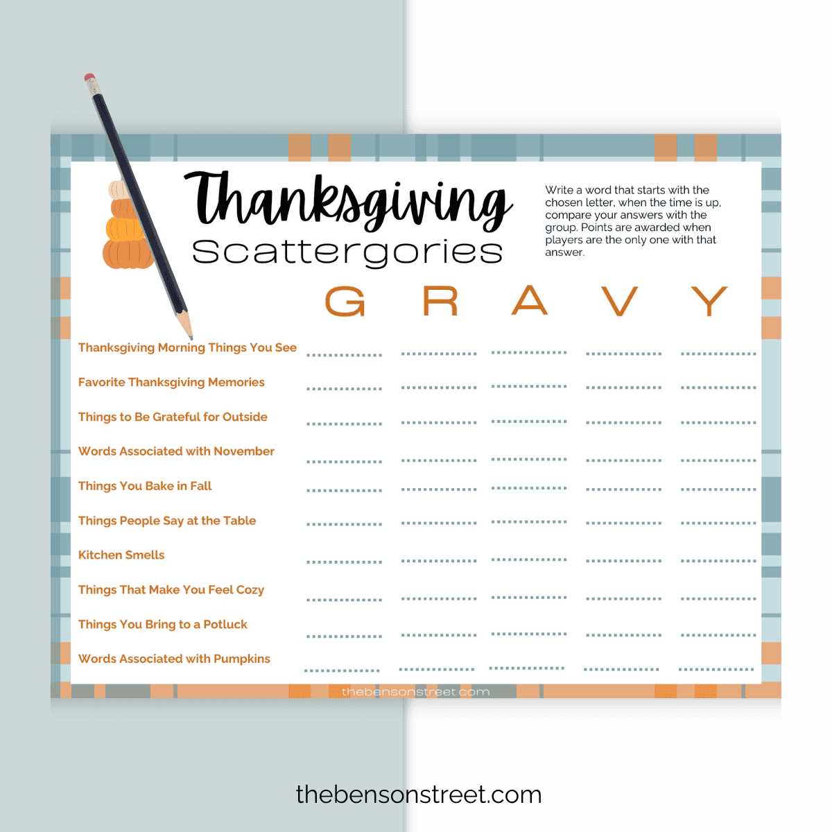 printable scattergories questions