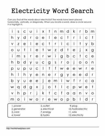 printable science word search printable science word search