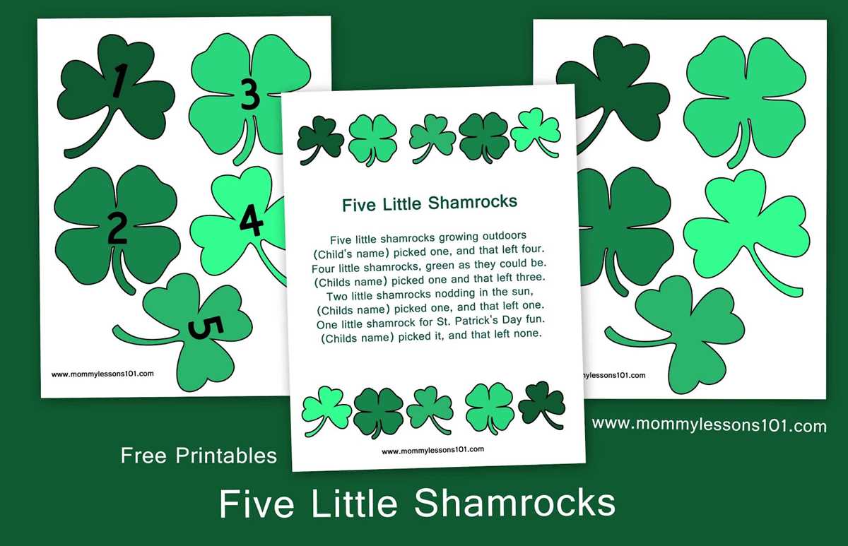printable shamrocks free