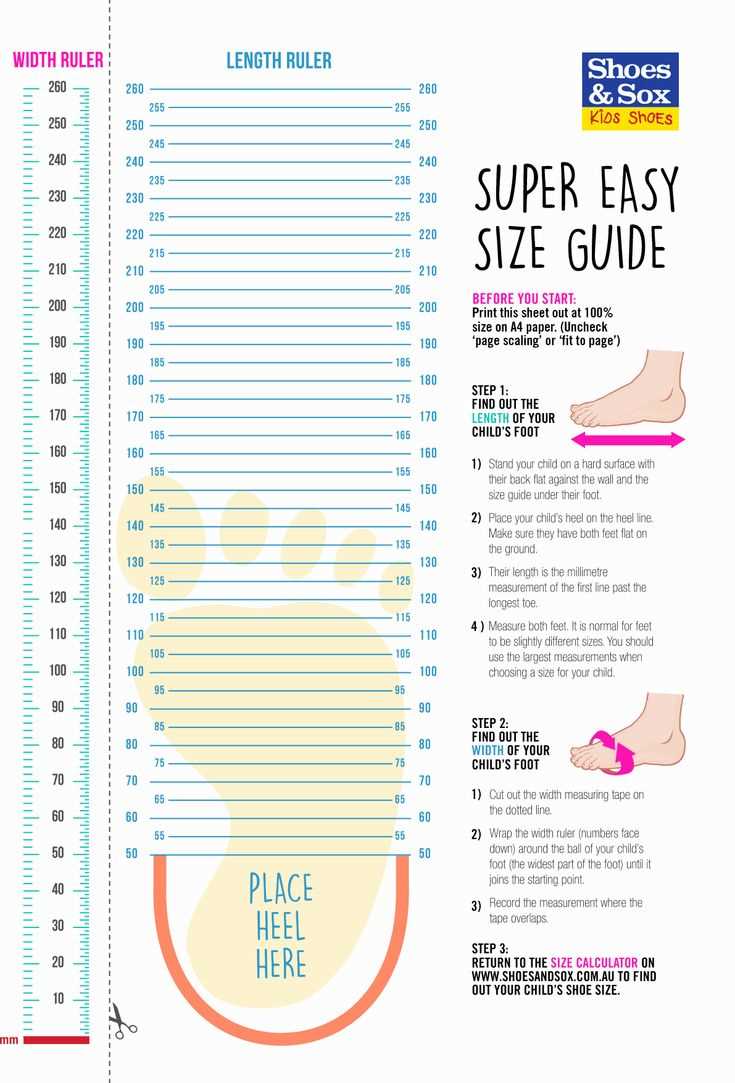 printable shoe size template printable shoe size template