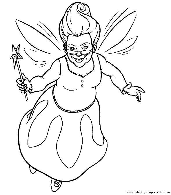 printable shrek coloring pages