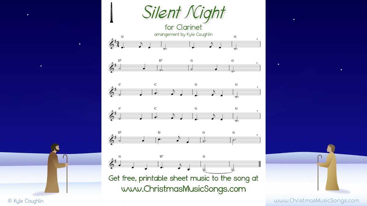 printable silent night sheet music printable silent night sheet music