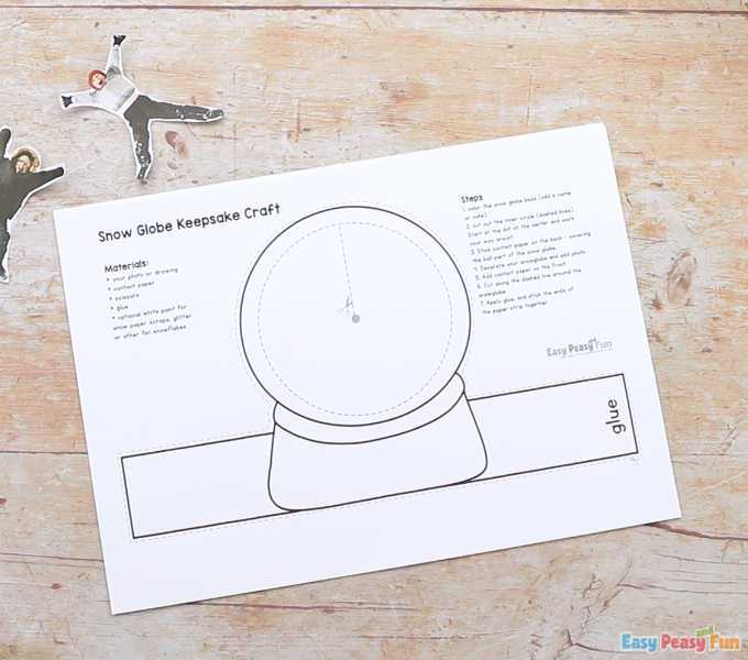 printable snow globe ornament template printable snow globe ornament template