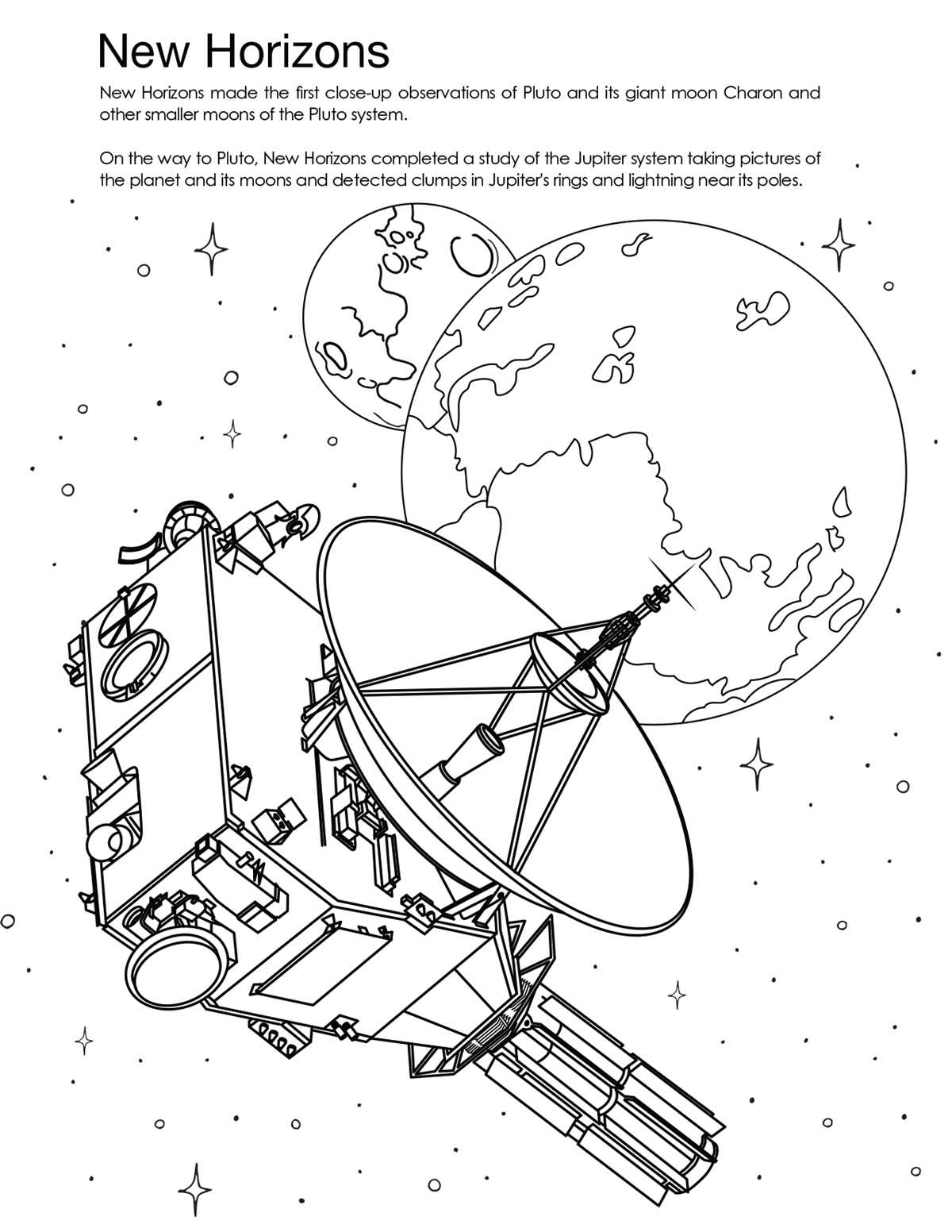printable solar system colouring pages
