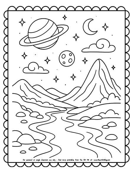 printable space coloring sheets printable space coloring sheets