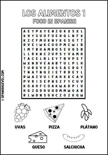 printable spanish word searches printable spanish word searches