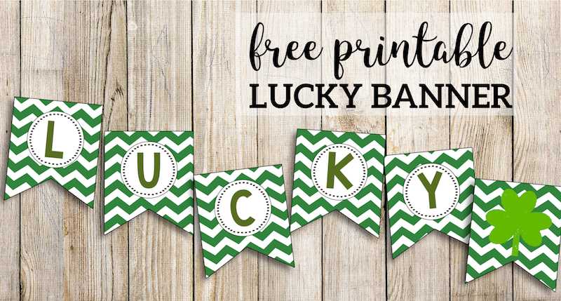 printable st patricks day decorations