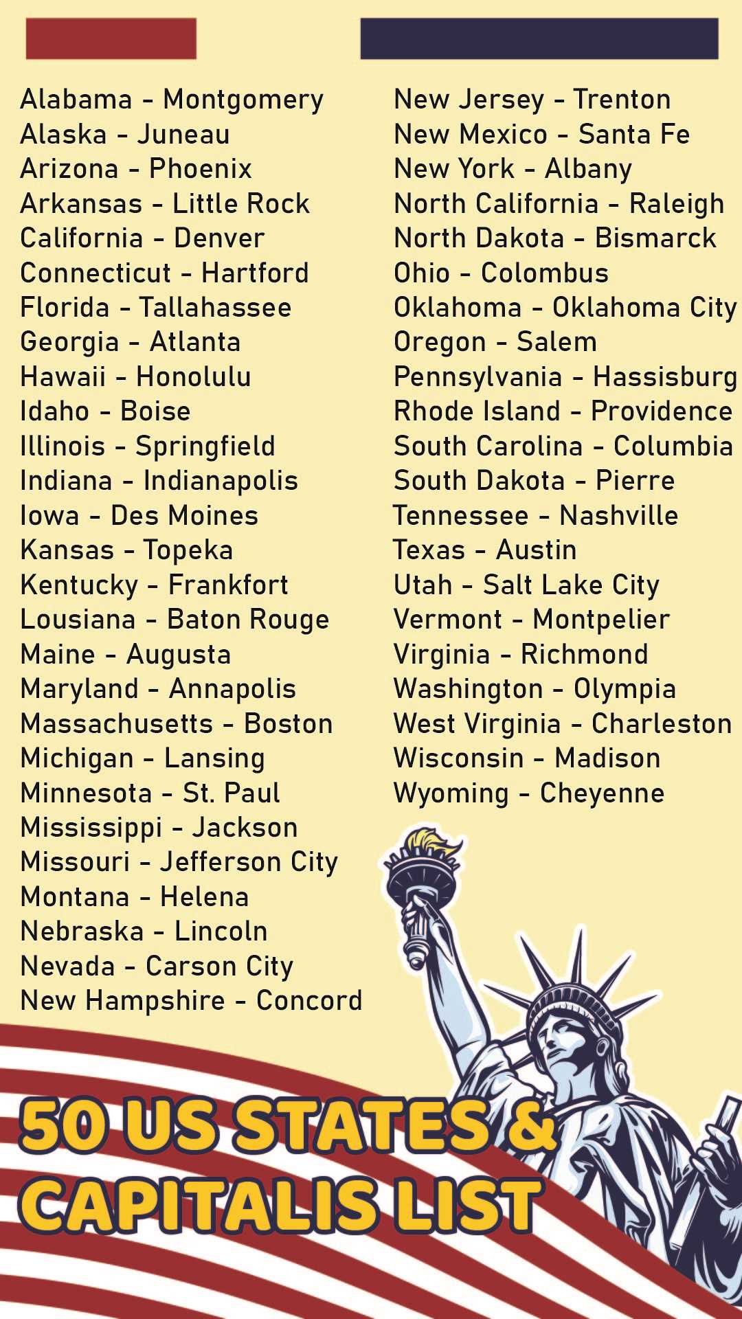 printable state capitals printable state capitals