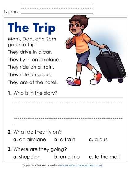 printable stories for kindergarten