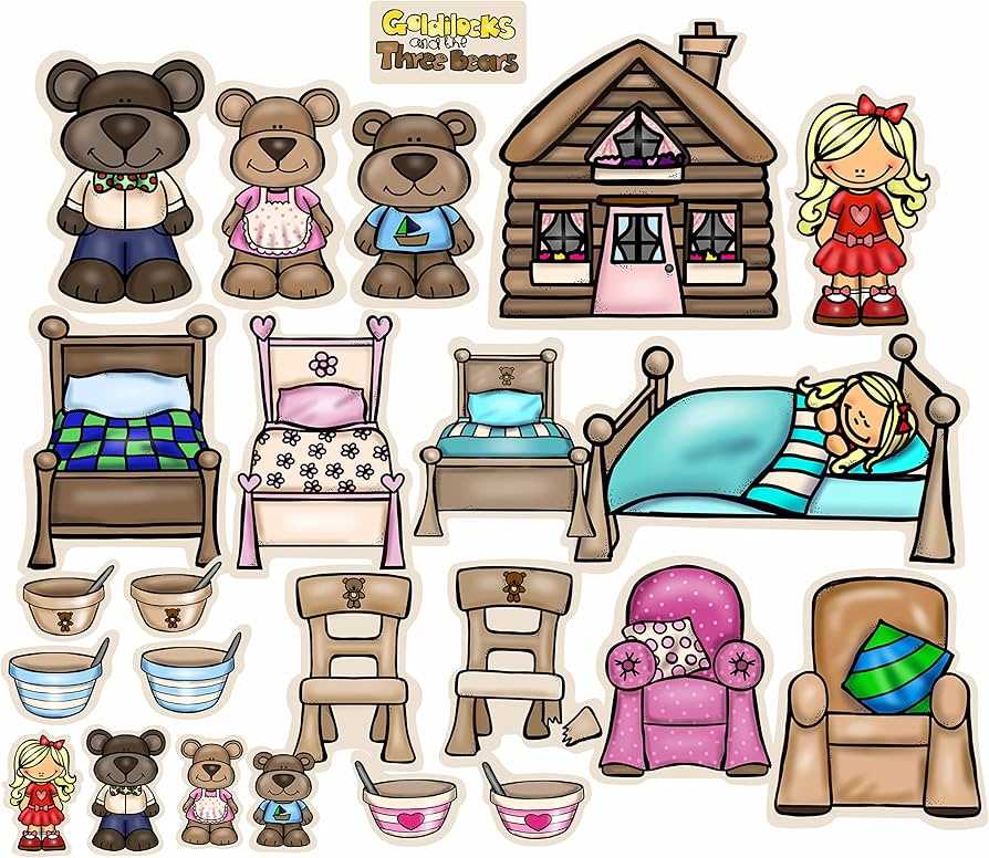 printable story of goldilocks and the three bears