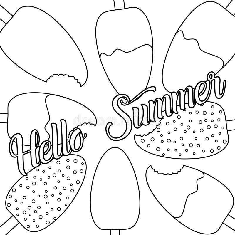 printable summer ice cream coloring pages printable summer ice cream coloring pages