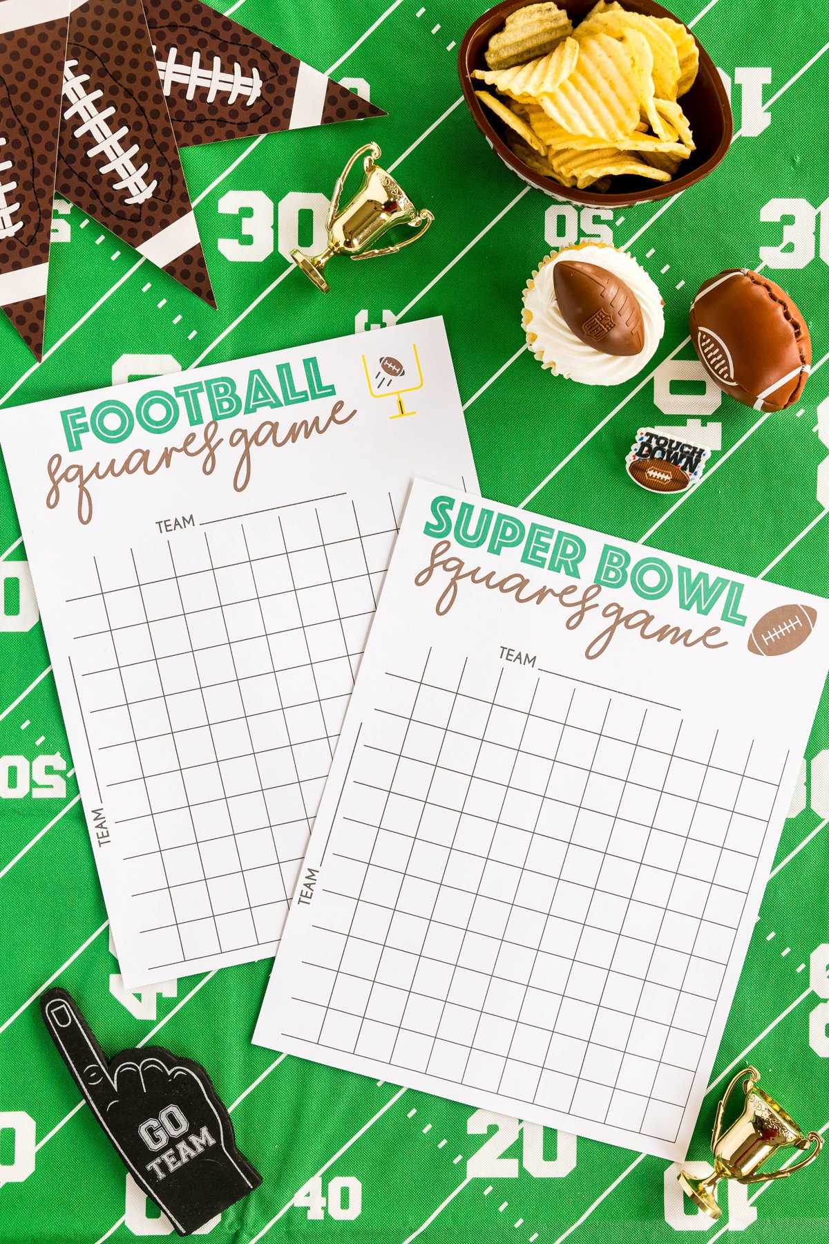 printable super bowl grid