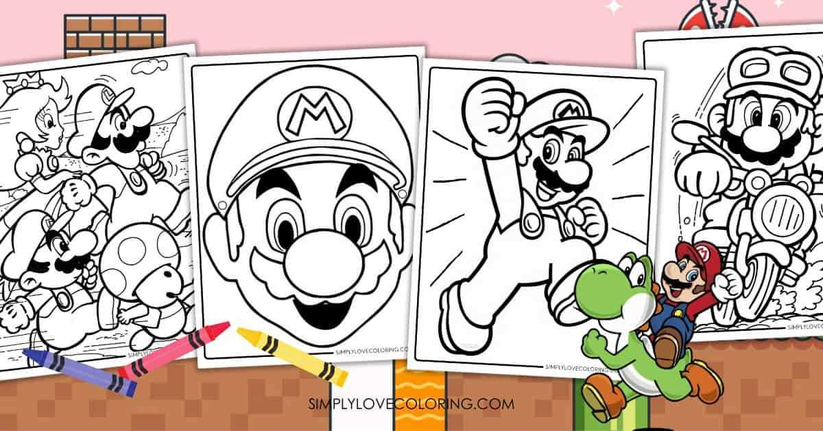 printable super mario bros coloring pages printable super mario bros coloring pages