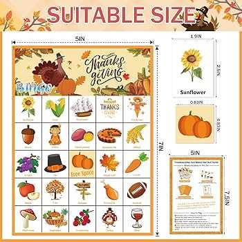 printable thanksgiving bingo cards free