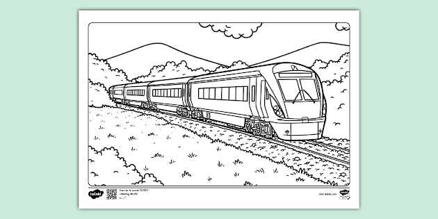 printable train coloring sheets printable train coloring sheets
