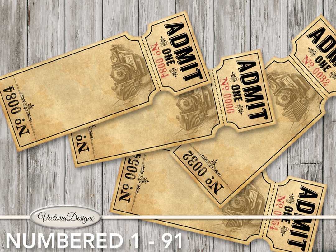 printable train tickets printable train tickets