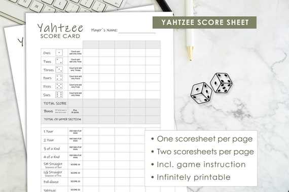 printable triple yahtzee score sheets 2 per page printable triple yahtzee score sheets 2 per page