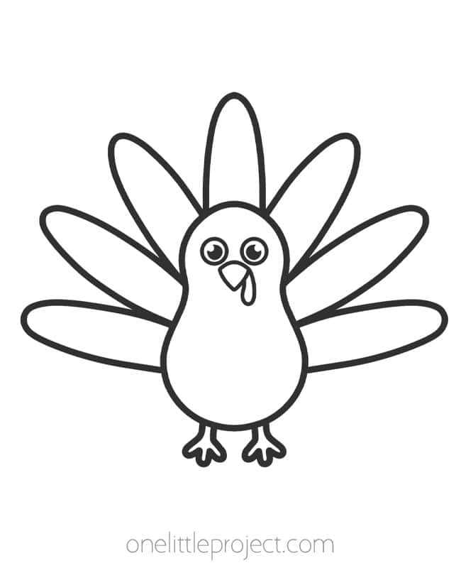 printable turkey cut out printable turkey cut out