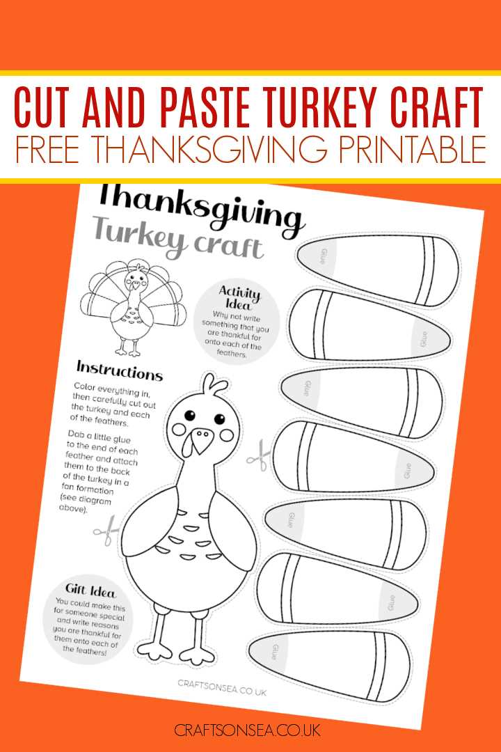 printable turkey cut out printable turkey cut out