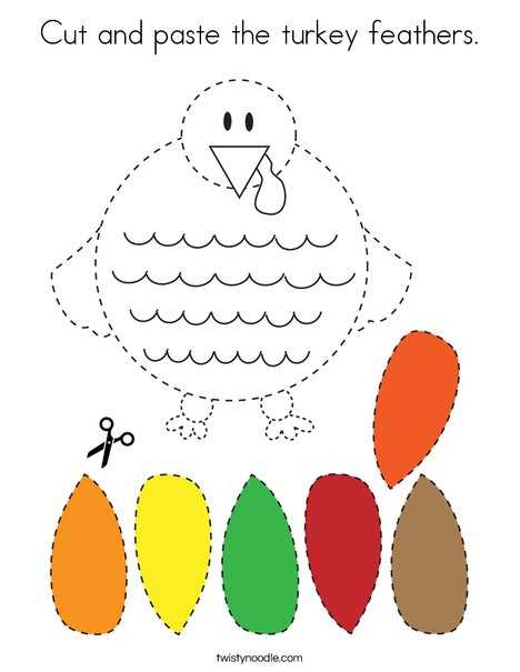 printable turkey to color