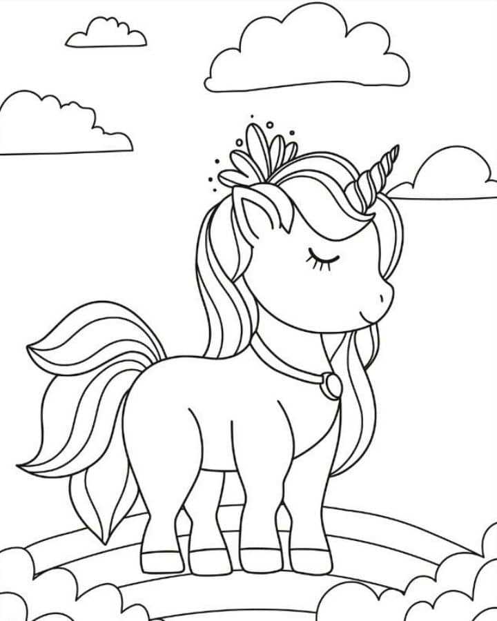 printable unicorn for painting printable unicorn for painting