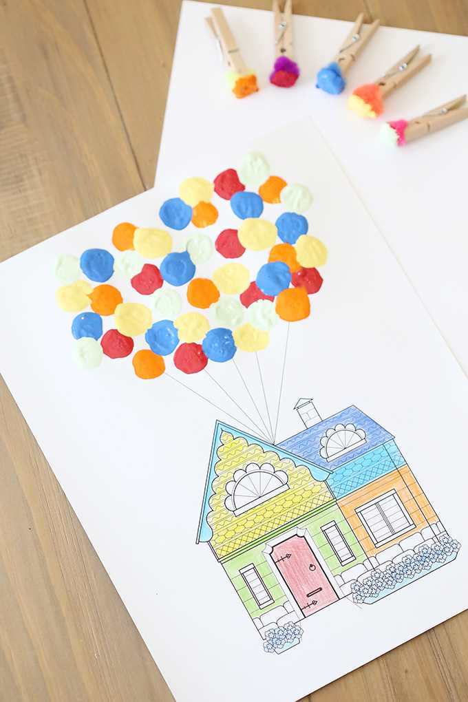 printable up house printable up house