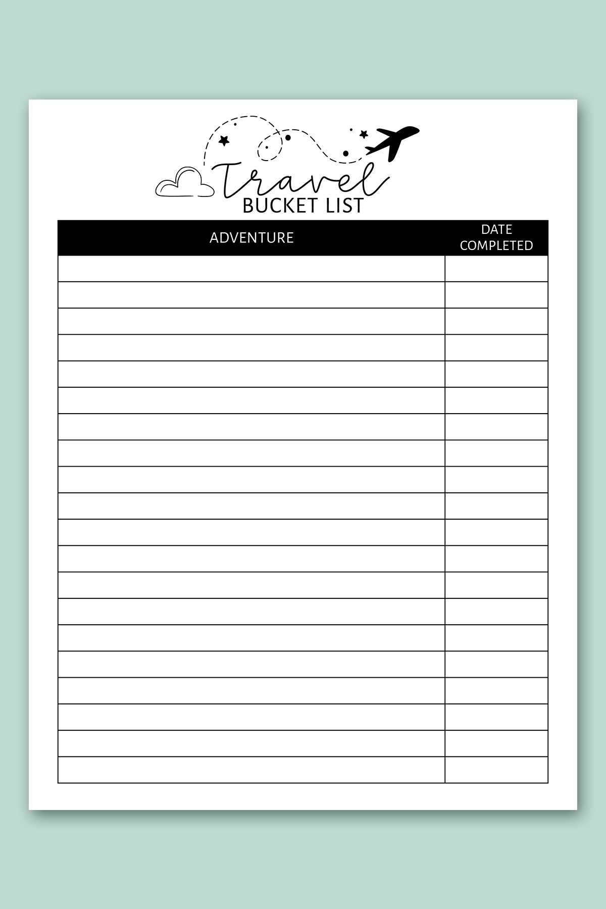 printable vacation list printable vacation list