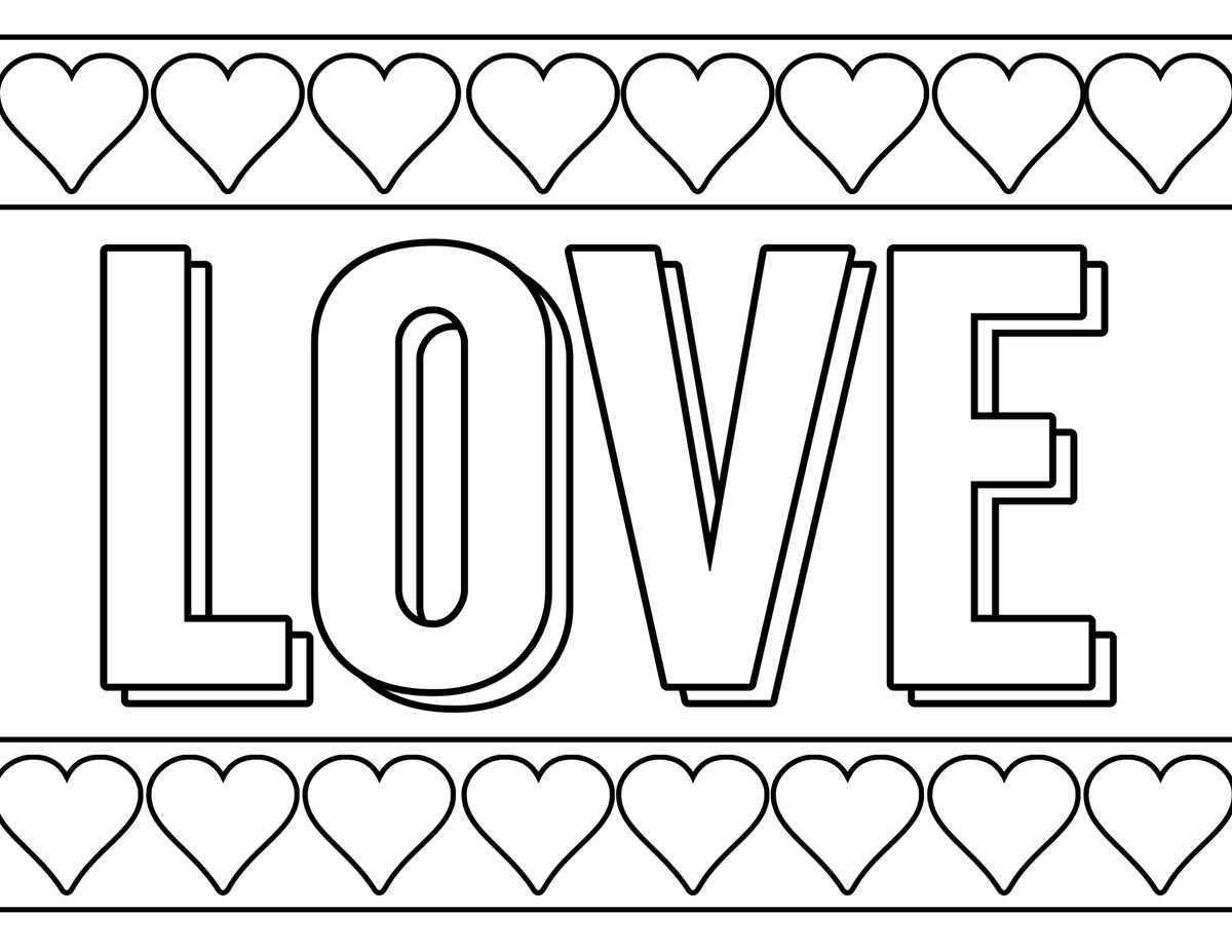 printable valentine cards to color
