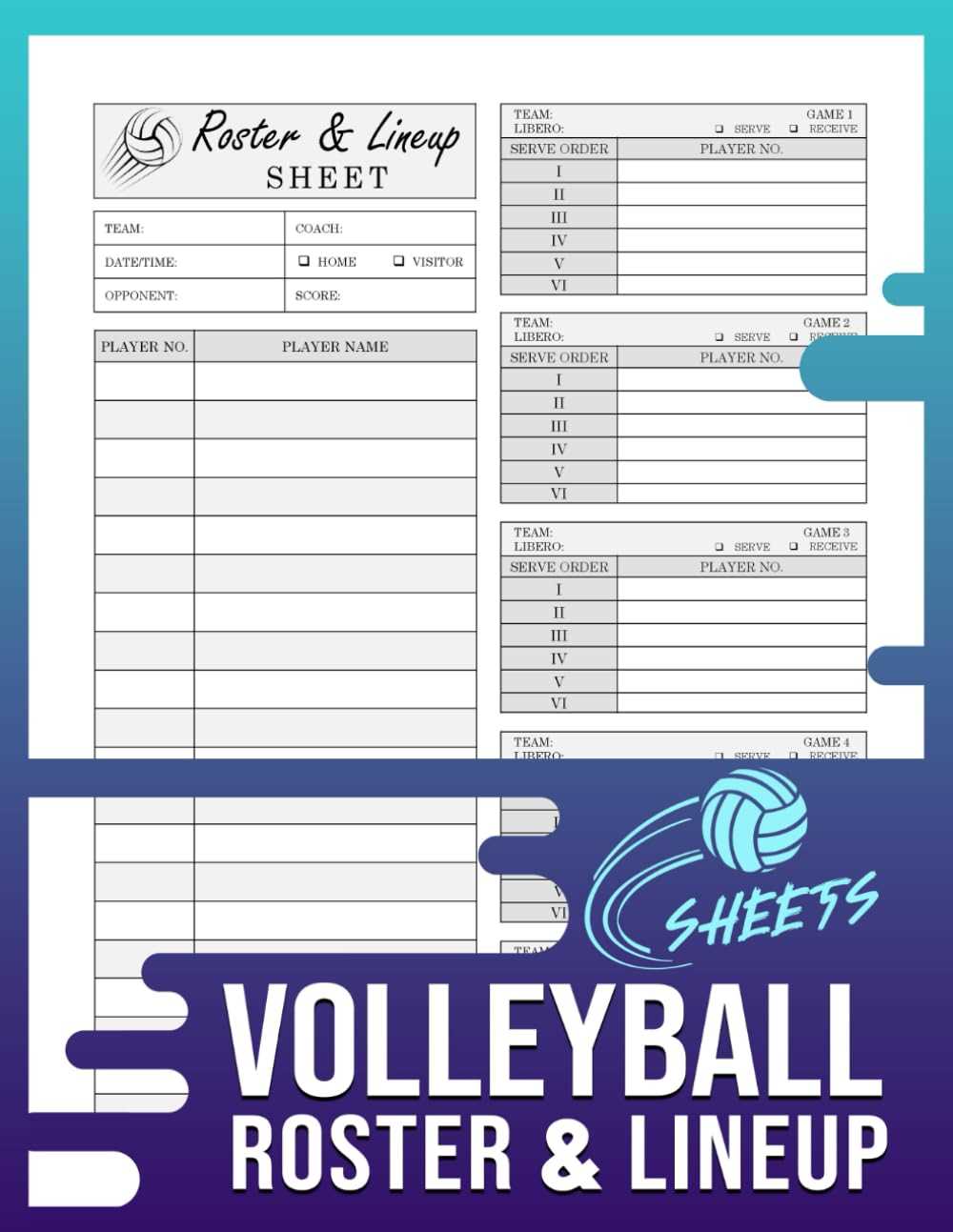 printable volleyball roster sheets printable volleyball roster sheets