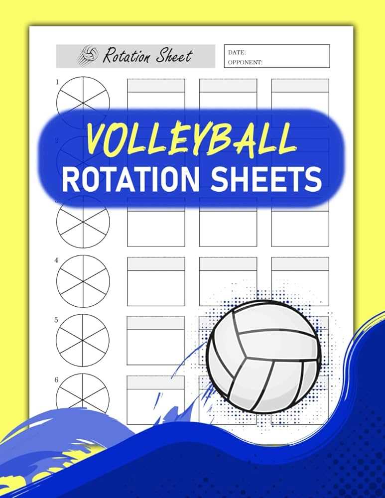 printable volleyball rotation sheet printable volleyball rotation sheet