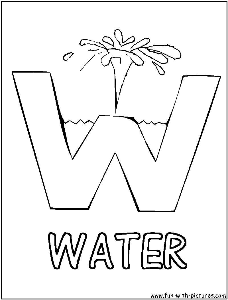 printable water coloring pages