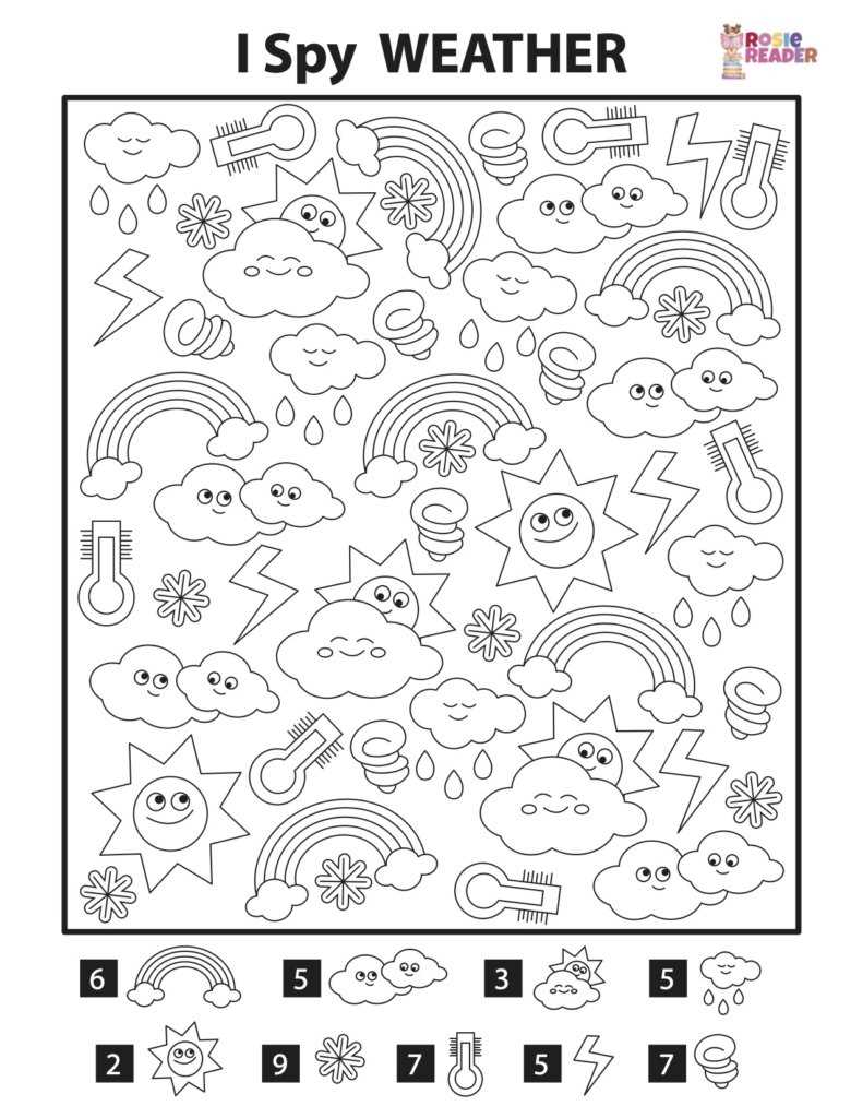 printable weather worksheets