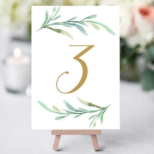 printable wedding table numbers template printable wedding table numbers template