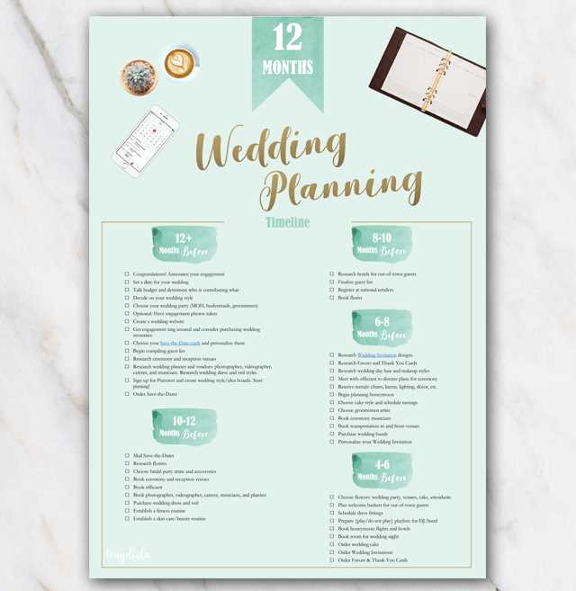 printable wedding timeline checklist printable wedding timeline checklist