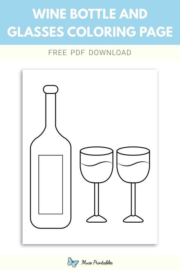 printable wine glass