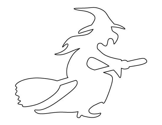 printable witch template
