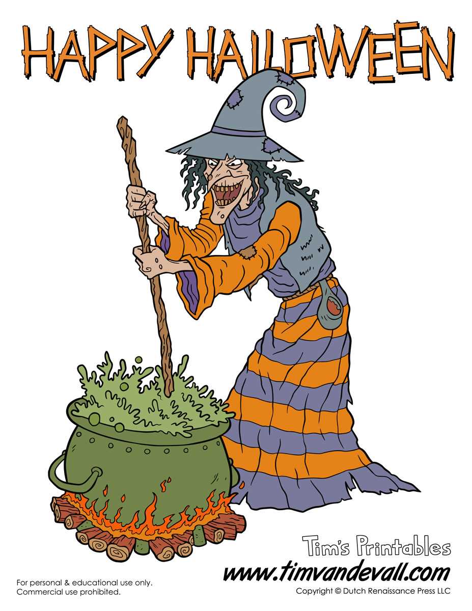 printable witch template