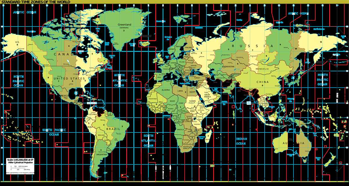printable world time zone map printable world time zone map