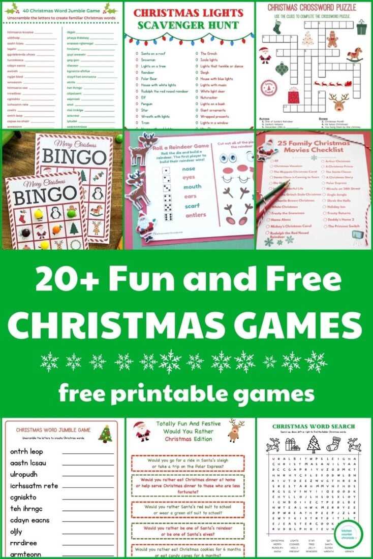 printable xmas games printable xmas games