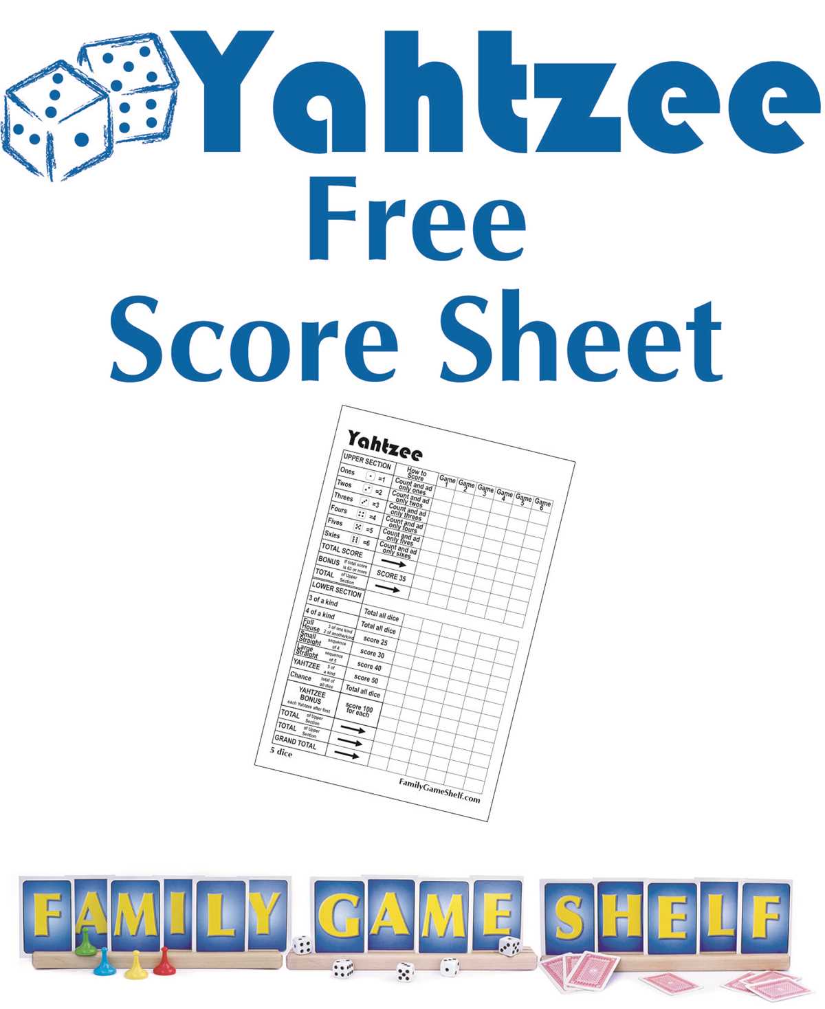 printable yahtzee score sheets printable yahtzee score sheets