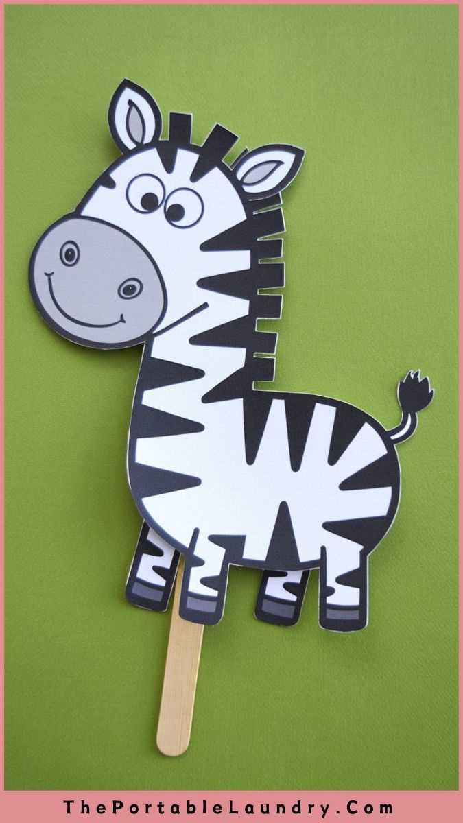 printable zebra craft template printable zebra craft template