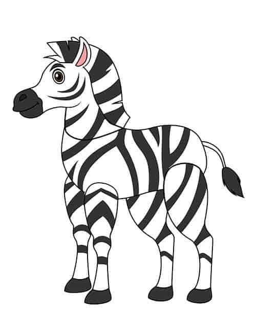 printable zebra craft template printable zebra craft template