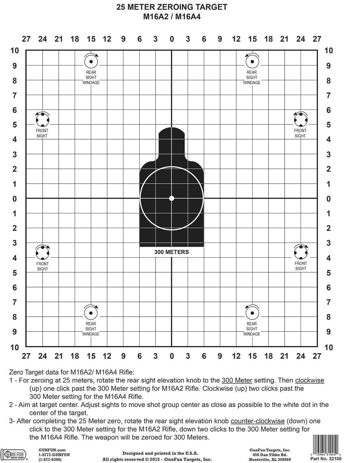printable zeroing targets printable zeroing targets