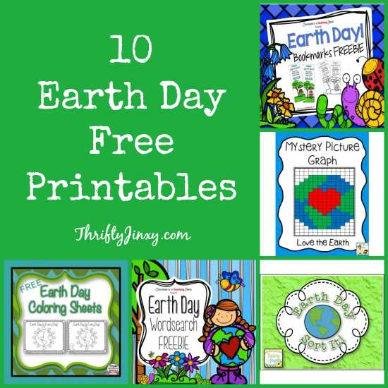 printables for earth day