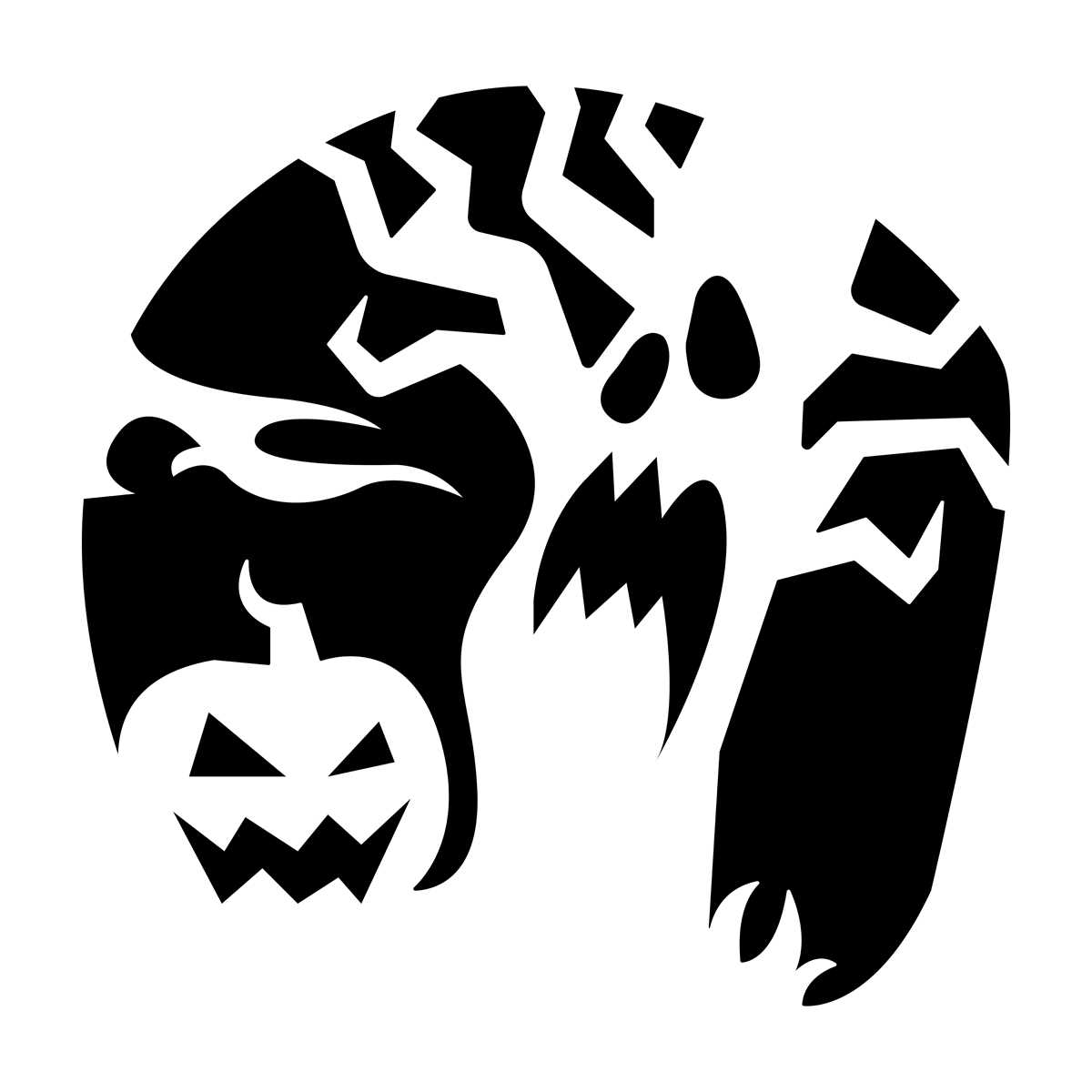 pumpkin face stencils printable pumpkin face stencils printable