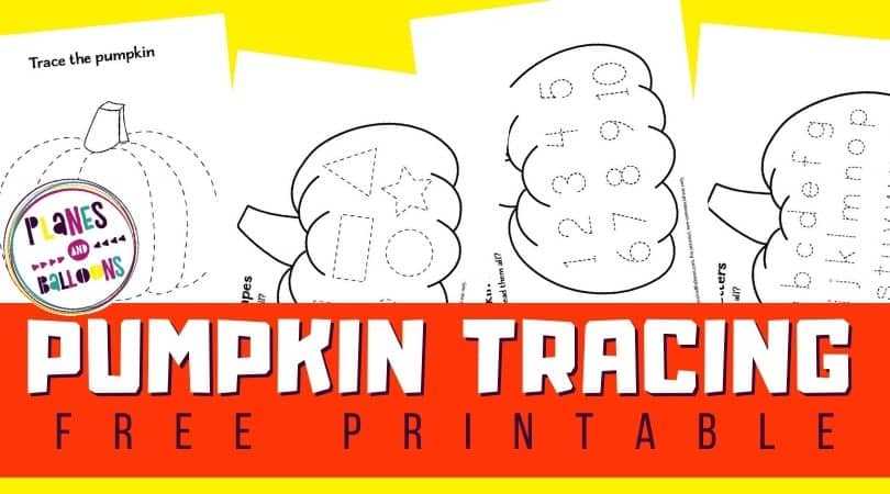 pumpkin trace printable pumpkin trace printable